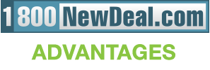 1-800NewDeal.com Advantages